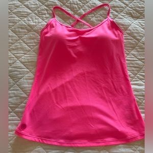 NWOT Lilly Pulitzer Luxletic Neon Pink Top XS